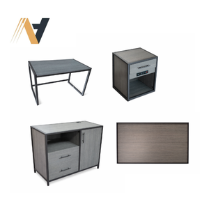 Ensemble de meubles de chambre économique Red Roof - Meubles de chambre en MDF/laqué pour projets de motels et d'hôtels économiques - Usine OEM au Vietnam - Product Image 1