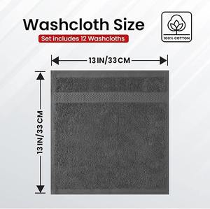 Serviette de bain en tissu éponge 100% coton, couleur unie, tricotée, moelleuse, carrée, pour usage domestique, adulte, lavable en machine, séchage rapide, écologique - Product Image 6