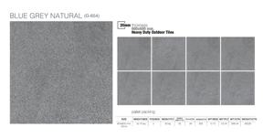 Blue Grey 20mm Full Body Matte Porcelain Pavers 600x600mm 600x900mm Heavy Duty Non-Slip Exterior & Bathroom Floor Tiles - Product Image 3