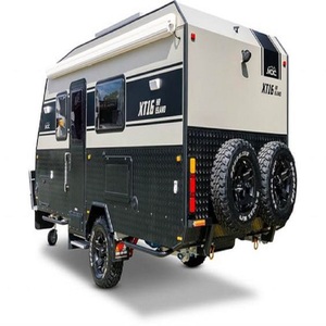 Caravanas y Remolques RV 4x4 Todoterreno con Estándares Mayoristas, Carcasa de Fibra de Vidrio, Furgoneta de Viaje para Exteriores con Ducha y Baño - Product Image 5