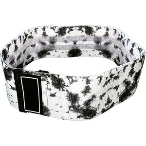 Bandas elásticas para la cadera de tela de sublimación con estampado de leopardo personalizado de alta calidad para gimnasio, ejercicio, resistencia, banda para glúteos, banda para la cadera - Product Image 2
