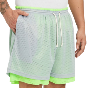 Shorts en mesh personnalisés avec poches, respirants, pour la gym, le fitness, le basketball et le streetwear - Product Image 1