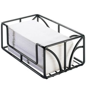 Porte-mouchoirs en fer au design moderne, de qualité supérieure, couleur noire, à prix abordable - Product Image 1