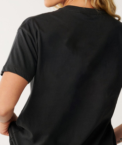 T-shirt d'activewear pour femme en tissu doux haute performance, anti-transpiration, pour yoga et gym, avec logo personnalisé, vente en gros, best-seller été - Product Image 3