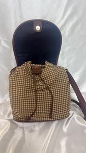 Sac bandoulière chq en mélange de PU et de coton - Product Image 2