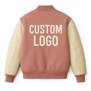 Chaqueta Varsity Personalizada con Cuerpo de Lana y Mangas de Cuero, Chaqueta Varsity de Invierno de Corte Regular Personalizada con Logotipo Bordado, Chaqueta Lettermen - Product Image 2