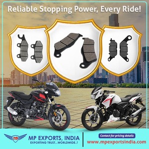 Brake <b>Pad</b> and Brake Shoe Set for 2-Wheeler Motorcycles Durable Accessories Available at Wholesale Price - Product Image 3