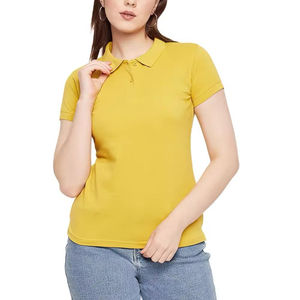 Camisetas Polo de Manga Corta para Mujer, Transpirables, de Algodón y Poliéster, con Logotipo Personalizado, Estilo Casual, Sublimadas - Product Image 1