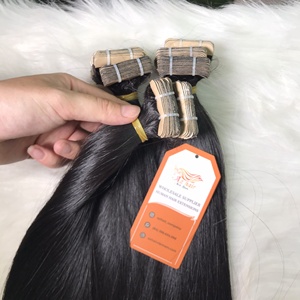 Calidad superior Precio barato al por mayor Cinta en extensiones de cabello 100% Cabello humano Proveedor al por mayor Envío a todo el mundo - Product Image 6