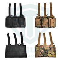 Pochette triple pour chargeurs M4 MOLLE laser OEM d'usine indonésienne, 5,56 mm, pour gilet tactique et accessoires de chasse