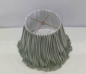 Hermosa Lámpara de Mesa/Suelo con Pantalla de Lino Costero Desmontable y Plegable, Hecha a Mano - Product Image 4