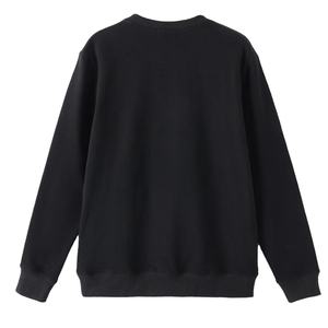 Sudadera Alpha Black Chenille para hombre, cuello redondo, bordado APA 1096, TALLA GRANDE - Product Image 2