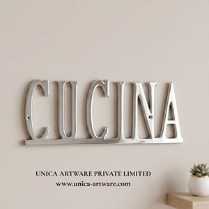 Panneau mural en aluminium de luxe le plus vendu, lettres métalliques personnalisées pour décoration murale artisanale, disponible à bon prix - Product Image 1