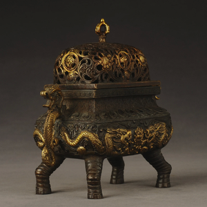 Brûleur d'encens en métal de luxe Oud Bakhoor, design arabe, écologique, personnalisable pour les espaces de vie, les bureaux et les lieux religieux - Product Image 2