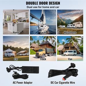 Frigorifero Portatile per Auto a Doppia Zona 25L, 12/24V DC, Gamma Regolabile da -4 a 68°F, Frigo per Auto 12 Volt - Product Image 6