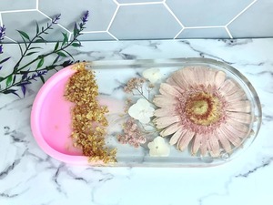 Plateau en résine effet marbre, plateau élégant en résine aspect pierre pour la décoration moderne du salon, plateau de service en gros, accessoire - Product Image 2