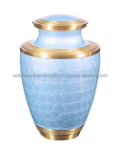 Urnas para adultos de latón de nuevo diseño, urnas hechas a mano para urnas decorativas para hombres y mujeres, urnas funerarias con alta calidad - Product Image 1