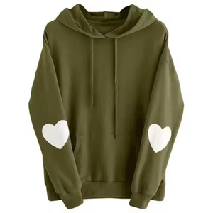 Hooded Women's Breathable 100% Cotton Fleece Acid Wash Drawstring <b>Zipper</b> Long Sleeve Casual Trendy Oversized Sweatshirt - Product Image 1
