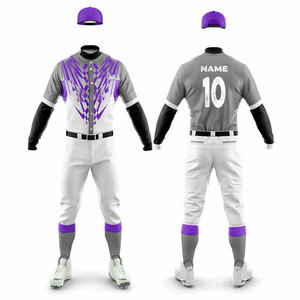 OEM ODM Club Uniform Manufacturer Baseball Sportswear Clothing Uniform Teamwear Club Athletic Custom Logo & Numbers Uniform - Product Image 1