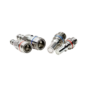 Acoplamiento de Válvula de Cara Plana Antigoteo de Acero Inoxidable 316L Premium UQD de Desconexión Rápida para Refrigeración Líquida en Centros de Datos - Product Image 1