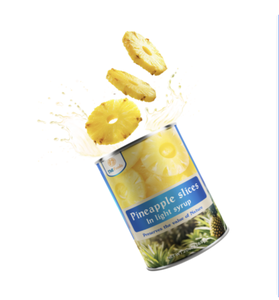 Wholesale Price Best Selling Vietnam Manufacturer Supply International Standard Canned <b>Pineapple</b> Slices In <b>Light</b> Syrup - Product Image 1