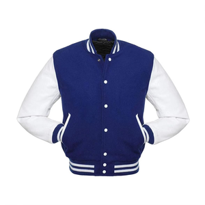 Blousons de baseball brodés coupe-vent grande taille pour hommes, col montant personnalisé, manteaux d'automne, vente en gros, style universitaire - Nouveauté très demandée - Product Image 2