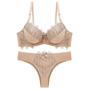 Conjunto de sujetador y bragas sin costuras para mujer, ropa interior ligera y cómoda, lencería para uso diario, conjunto de sujetador y bragas con soporte y estilo - Product Image 4