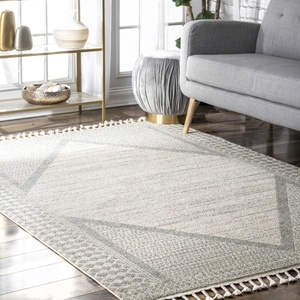 Alfombra de lana hecha a mano, diseño personalizado, para sala de estar, sofá, decoración - Product Image 1