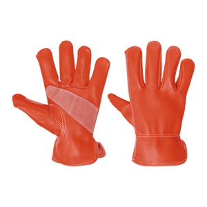 Gants de travail en cuir de vachette grainé de haute qualité, résistants à la chaleur et aux étincelles, pour le jardinage - Product Image 3