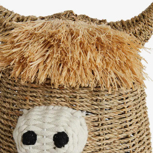 Panier de rangement en jonc de mer naturel de haute qualité pour jouets, panier de salle de bain, panier de rangement tressé fabriqué au Vietnam - Product Image 4