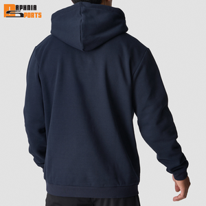 Sudaderas con Capucha Extra Grandes, 100% Algodón, Forro Polar Grueso, Impresión Personalizada, para Hombre, Tallas Grandes, con Cordón, Ropa Casual, Servicio OEM al por Mayor - Product Image 3