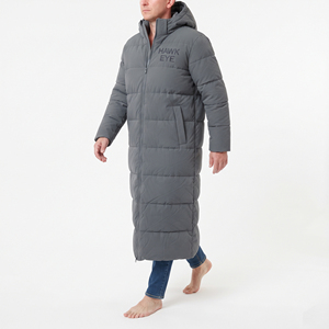 Parka d'hiver longue et chaude pour homme, avec capuche, rembourrée, isolée, coupe-vent, décontractée - Product Image 4