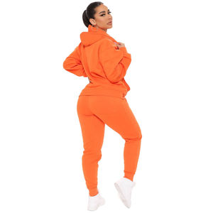 Conjunto Deportivo Personalizado para Mujer, Chaqueta Corta de Punto Acanalado, Pantalones Jogger de Cintura Alta, Estilo Moderno, Informal, para Fitness y Ropa Urbana - Product Image 6