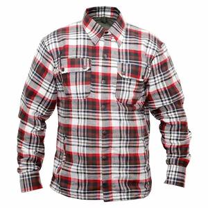 2026 Double Layered Aramid Reinforced Breathable Unisex All Seasons Heavyweight Cotton Motorbike Riding Shirt <b>Biker</b> <b>Jacket</b> - Product Image 1