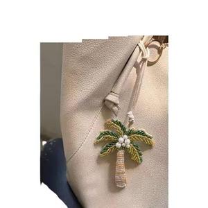 Porte-clés Citron en Alliage de Zinc Fait Main, Durable, Brodé et Perlé, Tendance, Breloque de Sac pour Femme, Motif Fruit Mignon, Mariage - Product Image 3