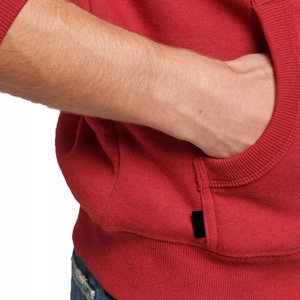 2023 sweat à capuche de performance ajusté élégant pour hommes imprimé personnalisé conception doublée imperméable 55% coton 45% polyester prix de gros - Product Image 5