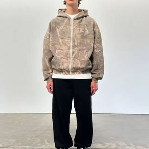 Unisex Breathable, Anti-wrinkle Hoodies Men's and Women's Red <b>Rhinestone</b> Zip-Up Hooded Fashion <b>Jacket</b> Chic Glitter Outerwear - Product Image 5