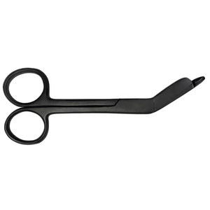 Customized size Stainless Steel Black Nurse Bandage Scissors 30g Medical Cutting <b>Tool</b> with Blunt Tip for <b>Safe</b> Dressing Removal - Product Image 4
