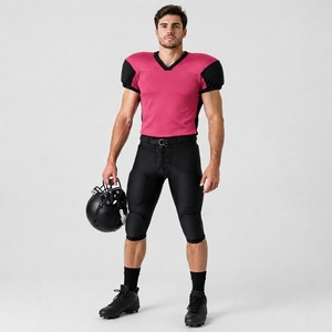 Ensemble maillot et pantalon de football pour homme, personnalisable avec nom d'équipe, logo et positions, 100 % polyester, respirant, séchage rapide, athlétique - Product Image 6