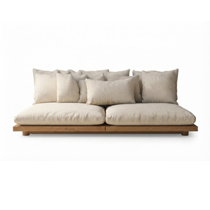 Cama de Día para Exteriores de Madera de Teca Sólida con Cojines para Jardín, Patio, Muebles para el Borde de la Piscina - Product Image 1