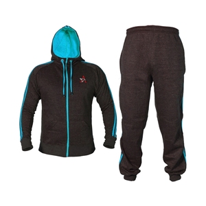Two Piece Puff Printing Tracksuit Reflective Zip up Hoodie Sweatsuit Men's <b>Jogging</b> <b>suit</b> - Product Image 3
