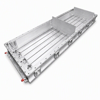 Boîtiers de stockage d'énergie en aluminium refroidis par liquide, testés pour la tenue des fuites, usinés et soudés par CNC, fabriqués dans le Jiangsu