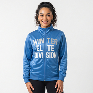 Veste de sport pour femmes, veste d'entraînement athlétique personnalisée, veste d'entraînement sportive à fermeture éclair intégrale, veste d'entraînement imprimée pour femmes - Product Image 1