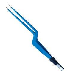 Pinzas bipolares de acero inoxidable europeas antiadherentes con fuente de alimentación manual, instrumentos quirúrgicos rectos, pinzas bipolares tipo bayoneta - Product Image 6