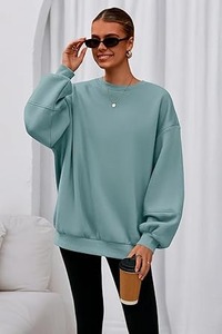 Sudaderas de Invierno 2026 para Mujer, 100% Algodón Puro, Cuello Redondo, Sudaderas de Algodón para Mujer en Venta a Precio de Mayoreo - Product Image 5
