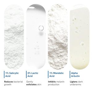 บี-บอดี้ไวส์ 4% เอเอชเอ บีเอชเอ อันเดอร์อาร์ม โรลออน - 1.69 ออนซ์ (50 มล.) |   กรดแลคติก 2%, กรดแมนเดลิก 1%, กรดซาลิไซลิก 1% |   ปราศจากน้ำหอม - Product Image 3