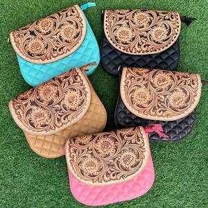 2025กระเป๋าสะพายคาดลำตัวหนังวัวแท้มีลายตารางประดับเพชรแฟชั่นสำหรับผู้หญิงกระเป๋าถือแบบสะพายไหล่ดีไซน์แบบหนังวัวแท้หรูหรา - Product Image 4