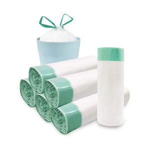 Fournisseur vietnamien Sacs poubelle à cordon en plastique biodégradable haute résistance Technique d'estampage à chaud fiable et durable pour la maison - Product Image 4