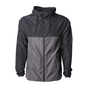 Men's Lightweight Canvas Windbreaker Jacket <b>Coat</b> Full Zip up Waterproof Sports Apparel with Hoodie for Winter Workout Wholesale - Product Image 4