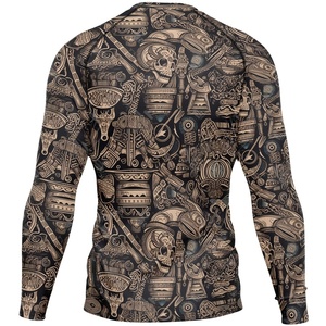 Maillot de compression respirant imprimé sur mesure pour MMA BJJ, séchage rapide, écologique, sublimation, vêtements de sport pour hommes en polyester et élasthanne - Product Image 2